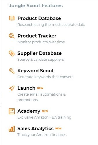 jungle scout product database